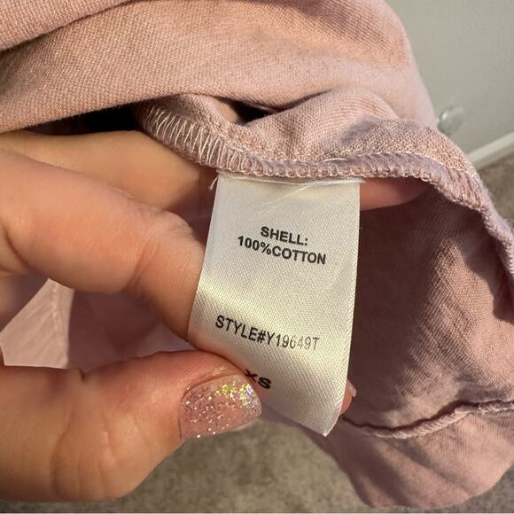 Tuckernuck Pomander Place Pink Purple Flutter Sleeve Mini Dress XS - Picture 6 of 12